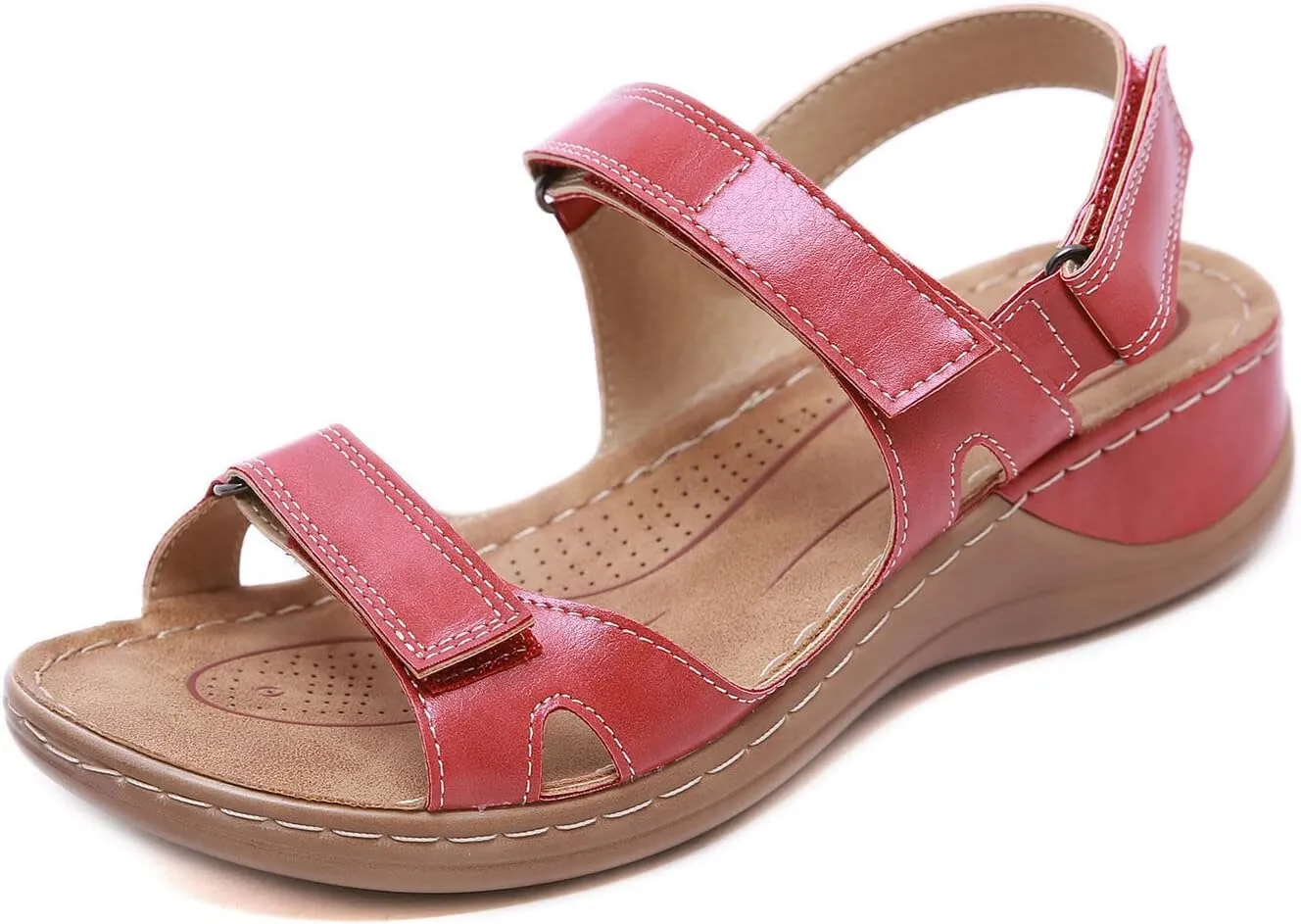 Ladmiple Summer Sandals for Women 2023 Wedge Platform Flip Flops Breathable Open Toe Dressy Comfort Orthopedic Sandals