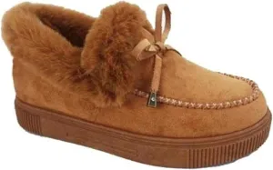 Lausiuoe Boots For Women Ankle Booties Warm Slip On Comfortable Winter Snow Fur Boots Fashion Casual Walking Loafers Shoes