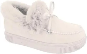 Lausiuoe Winter Fashion Boots For Women 2024 Snow Boots Classic Fuzzy Fur Lining Slip On Ankle Booties Warm Loafers Shoes