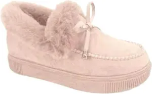 Lausiuoe Winter Fashion Boots For Women 2024 Snow Boots Fur Lined Warm Fuzzy booties Casual Slip On Comfortable Loafers Shoes