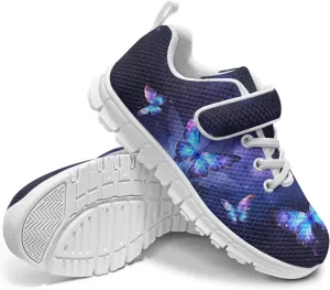 Little Girls Shoes Hook and Loop Fasteners Tennis Shoes Non Slip Athletic Sneakers