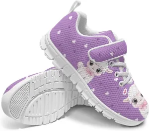 Little Girls Shoes Hook and Loop Fasteners Tennis Shoes Non Slip Athletic Sneakers