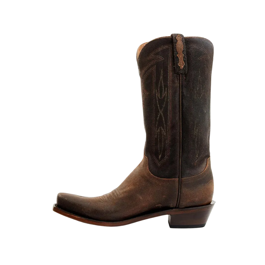 Lucchese Men's Whiskey Suede Cowboy Lucchese Boots