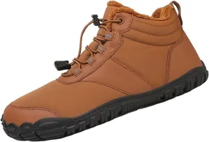 Men Work Boots Waterproof Hiking Sneakers Comfortable Warm Women's Working Shoes Insulated Waterproof Outdoor Shoes Leather Comfortable Hike Grounded Footwear