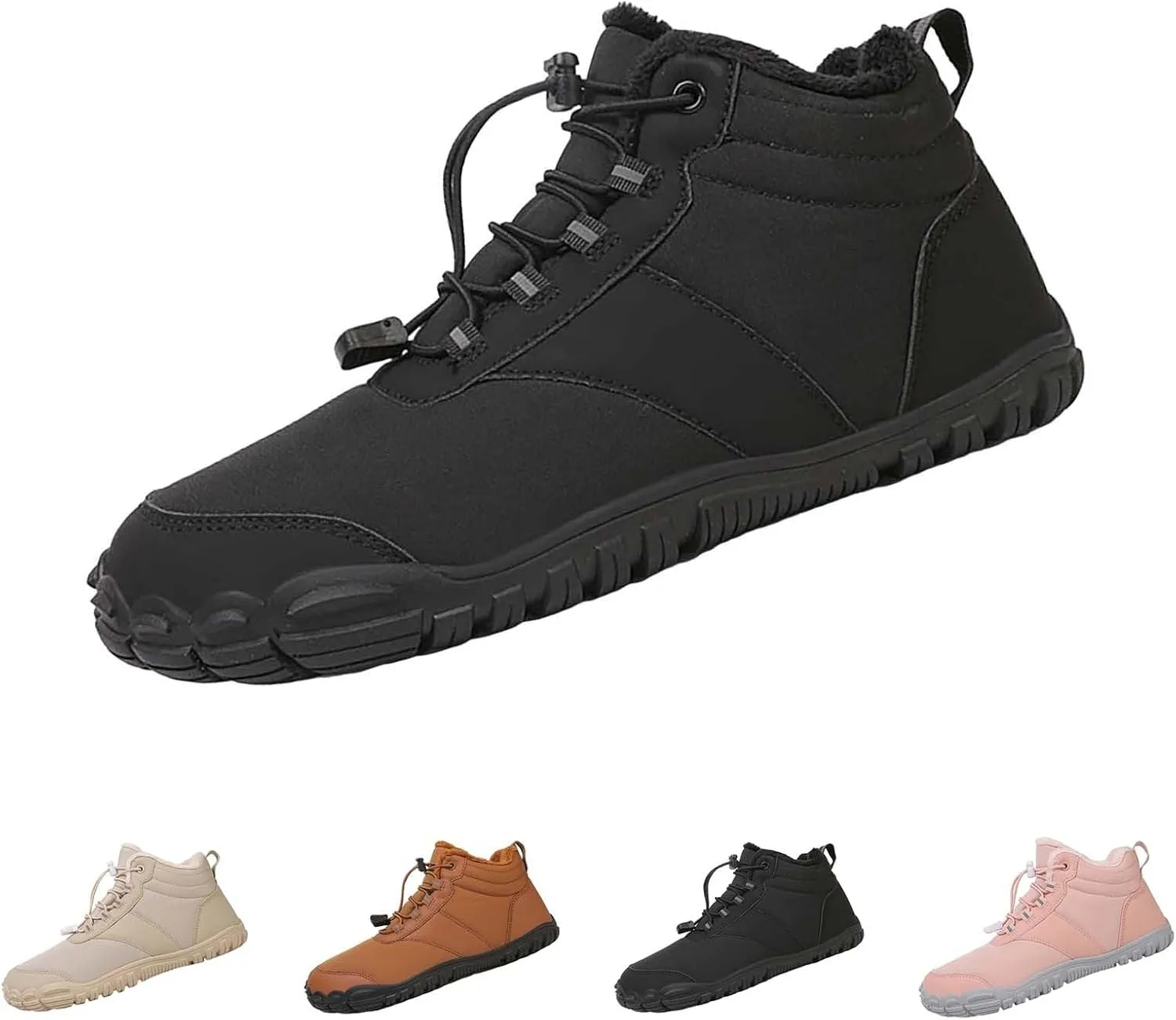 Men Work Boots Waterproof Hiking Sneakers Comfortable Warm Women's Working Shoes Insulated Waterproof Outdoor Shoes Leather Comfortable Hike Grounded Footwear