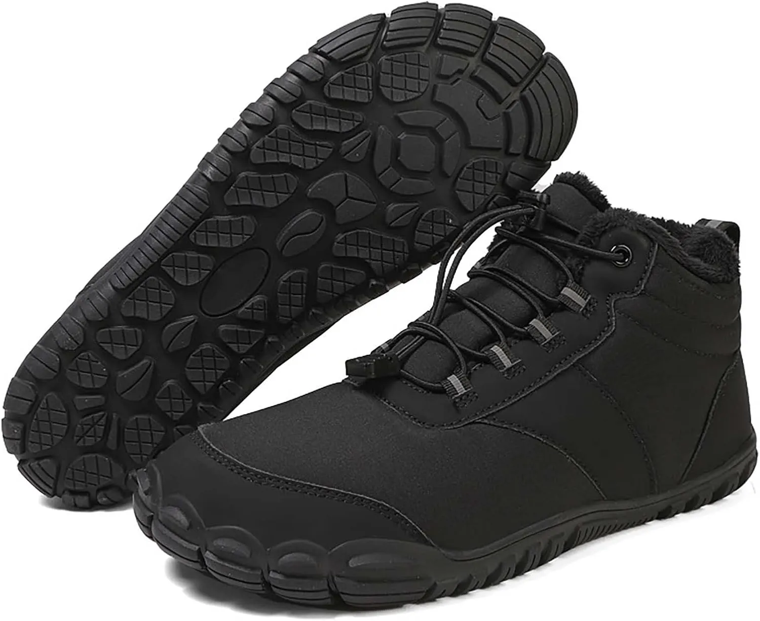 Men Work Boots Waterproof Hiking Sneakers Comfortable Warm Women's Working Shoes Insulated Waterproof Outdoor Shoes Leather Comfortable Hike Grounded Footwear
