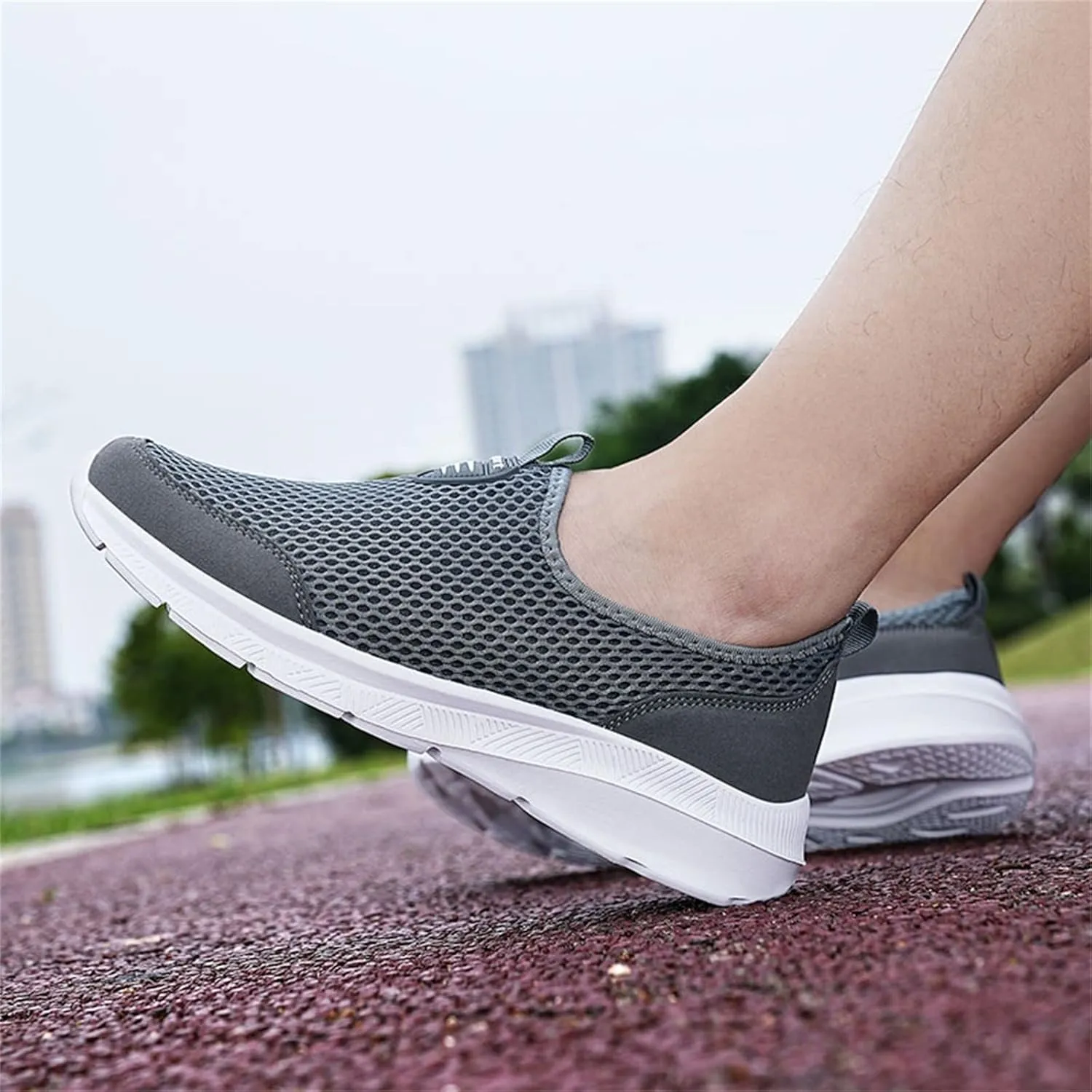 Men's Casual Dress Sneakers Oxfords Business Mesh Breathable Walking Shoes Tennis Comfortable