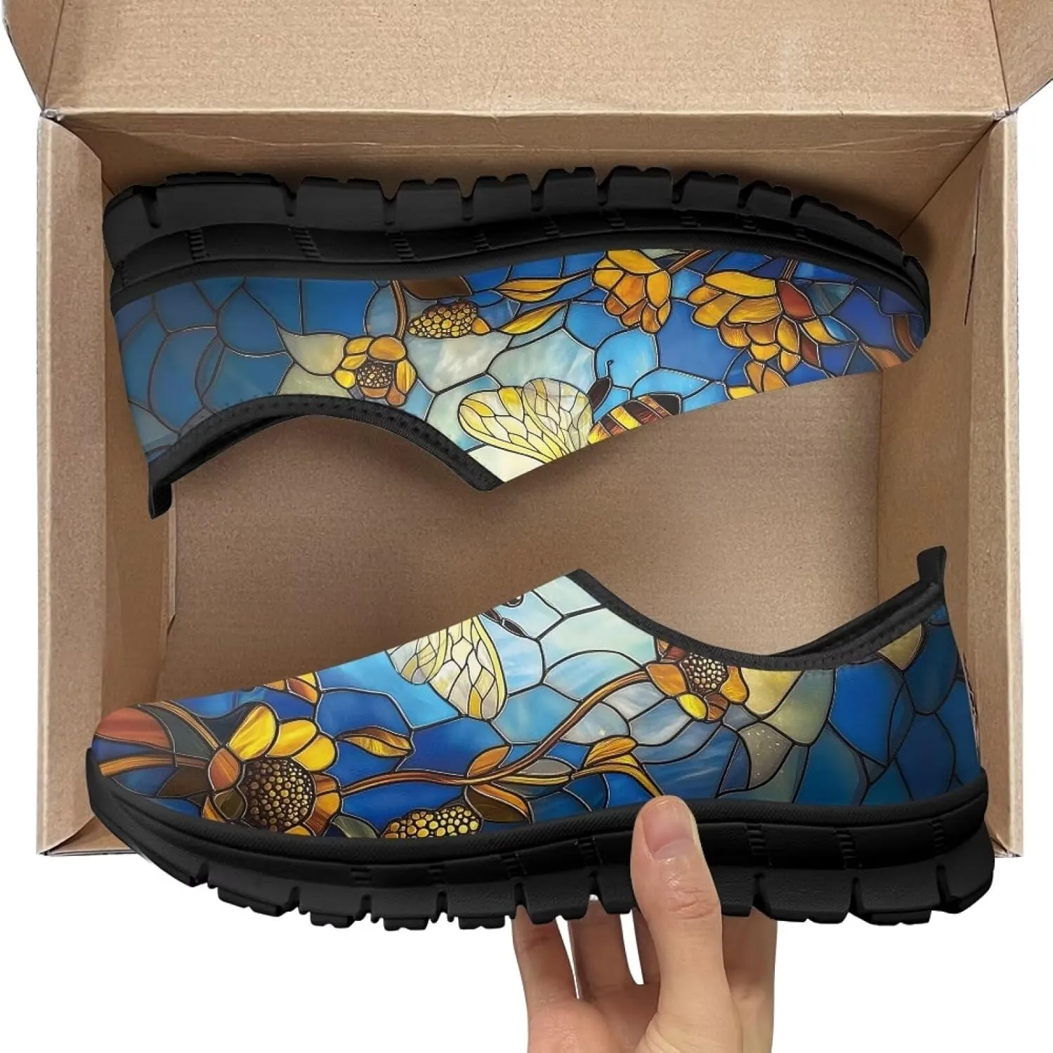 Men's Fashion Sneakers Non Slip Comfortable Athletic Shoes with Comfortable Insole Exercise Walking Shoes