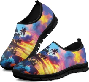 Men's Fashion Sneakers Non Slip Comfortable Athletic Shoes with Comfortable Insole Exercise Walking Shoes