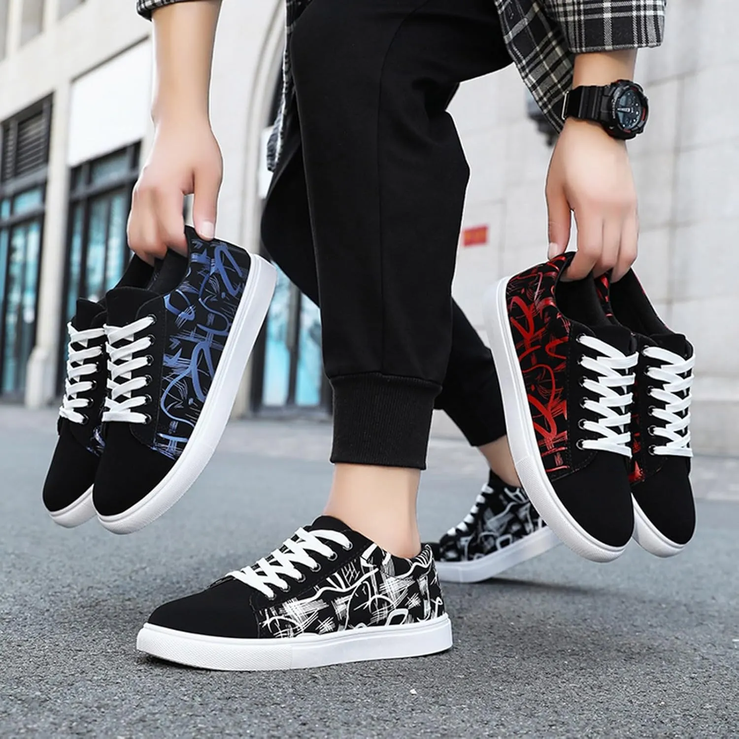 Men's Non Slip Barefoot Minimalist Shoes Breathable Casual Comfortable Walking Sneaker Comfortable Stretch Shoes