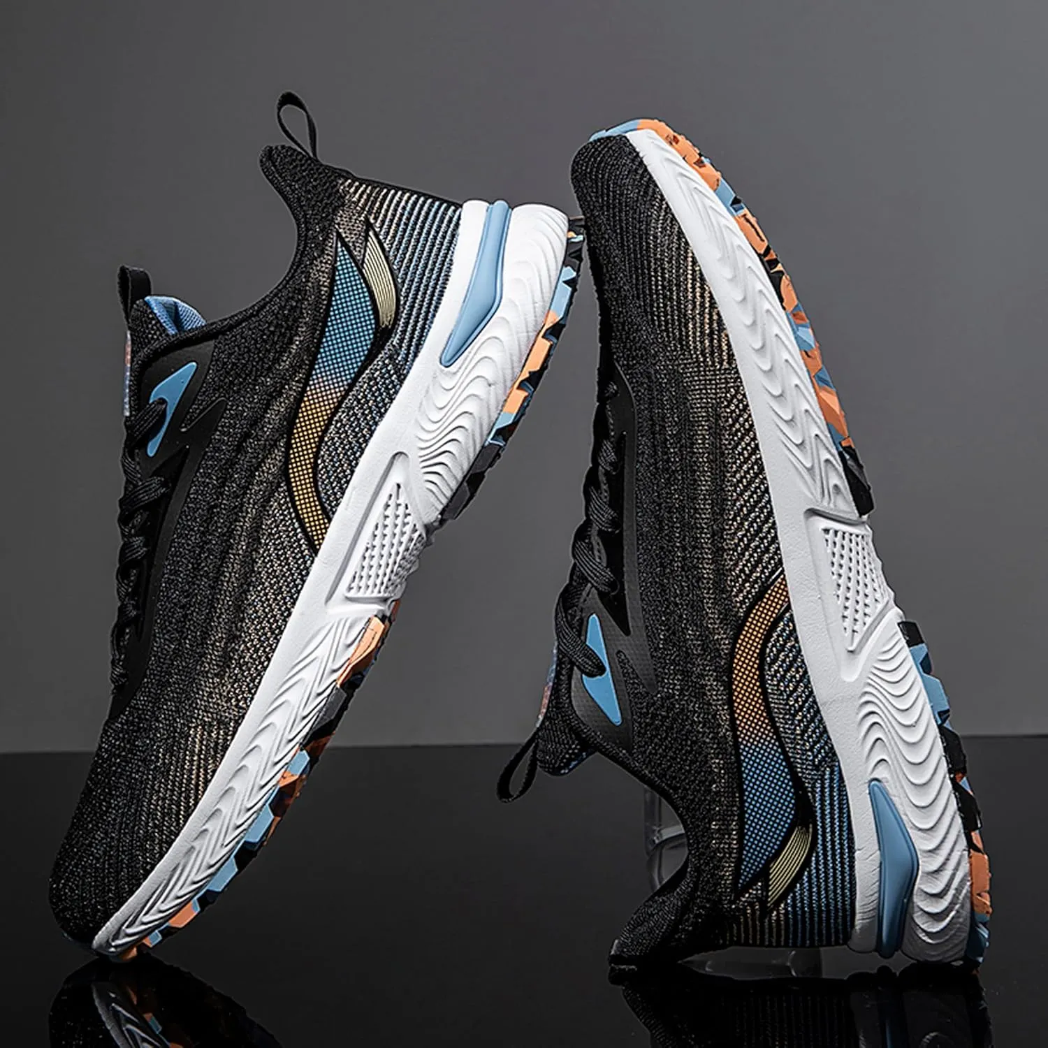 Men's Running Shoes Sneakers Tennis Workout Walking Gym AthleticBreathable Comfortable Non Slip Fashion Shoes