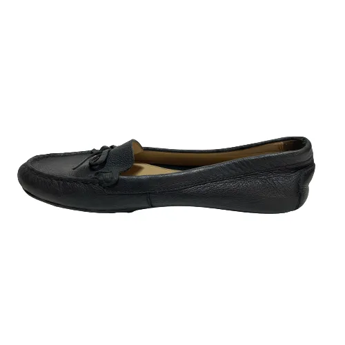 Michael Kors Black Leather Loafers | Pre Loved |