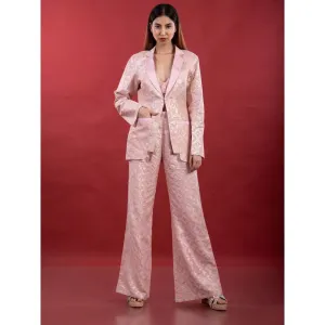 MONK & MEI Bijli Blazer Blush Pink (Set of 3)