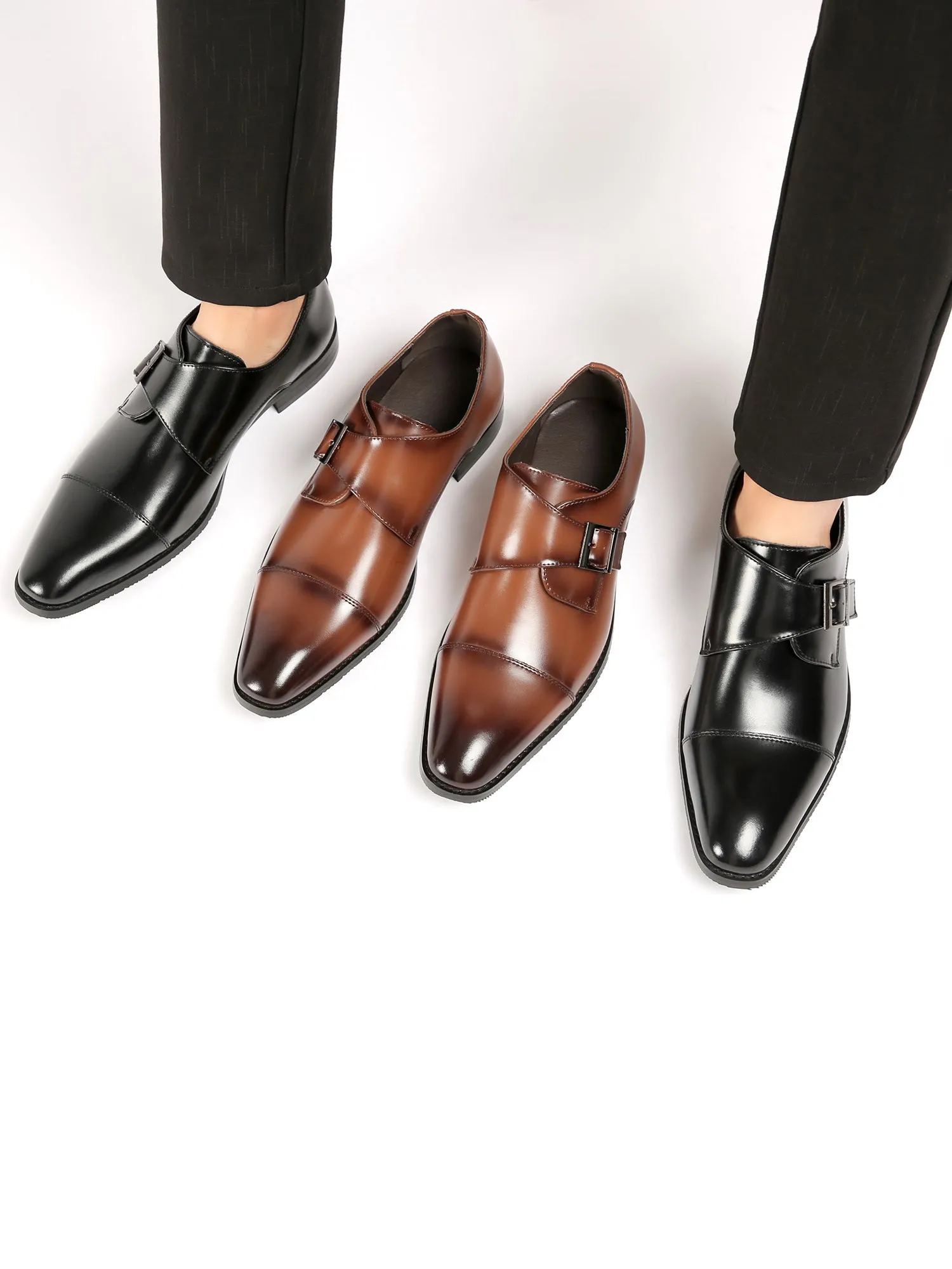 Monk Strap Schoenen - Heren - Zakelijk Elegant