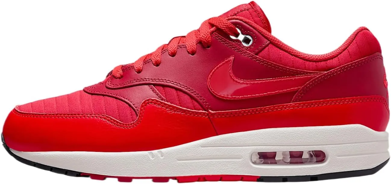 Nike Air Max 1 Men's Shoes (HQ3607-687, Gym Red/University Red/Light Crimson/Sail) Size 8