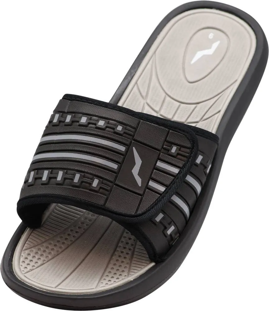 NORTY Mens 8-13 Grey/Black Sandal 13162