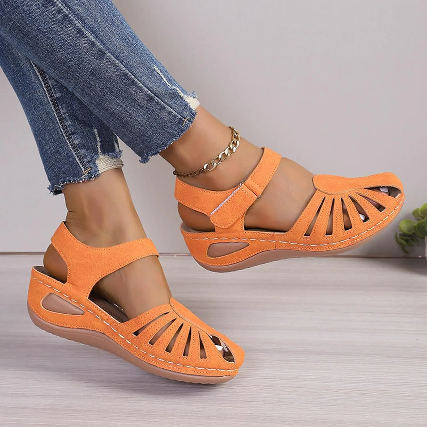 Platform Sandals for Women Barefoot Sandals Women Summer Platform Comfortable Low Wedges Womens Sandal