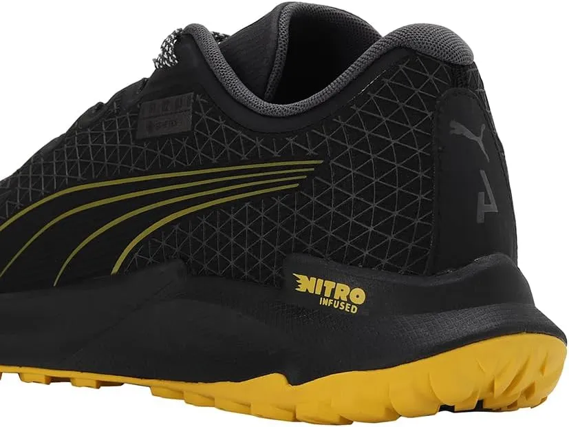 PUMA Fast-Trac Nitro Gore-TEX Mens Trail Running Shoes - Black