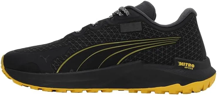 PUMA Fast-Trac Nitro Gore-TEX Mens Trail Running Shoes - Black