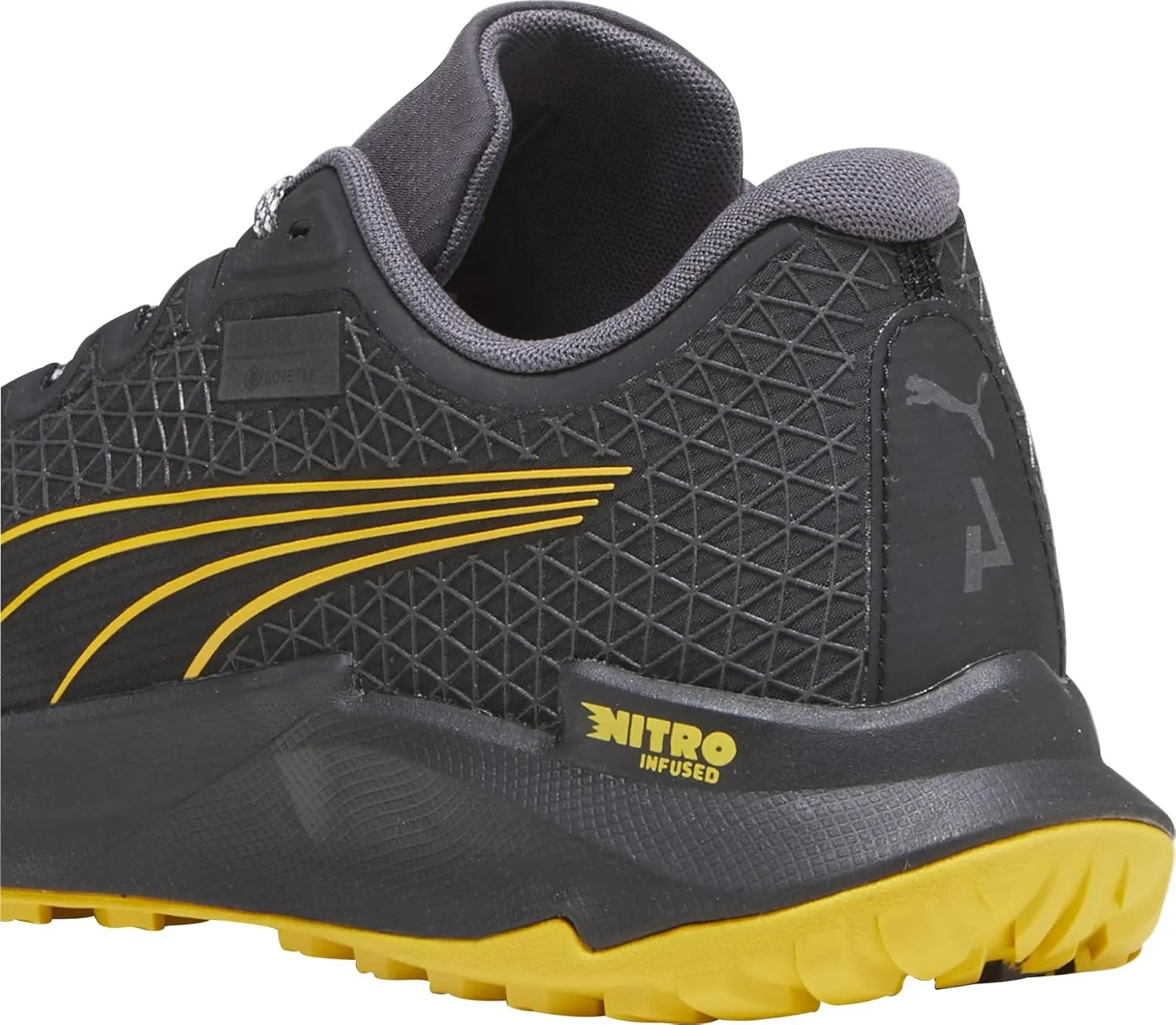 PUMA Fast-Trac Nitro Gore-TEX Mens Trail Running Shoes - Black