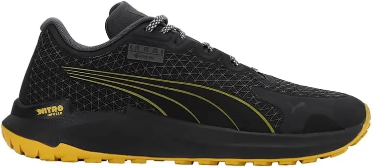 PUMA Fast-Trac Nitro Gore-TEX Mens Trail Running Shoes - Black