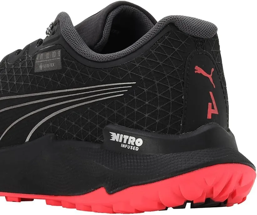 PUMA Fast-Trac Nitro Gore-TEX Womens Trail Running Shoes - Black