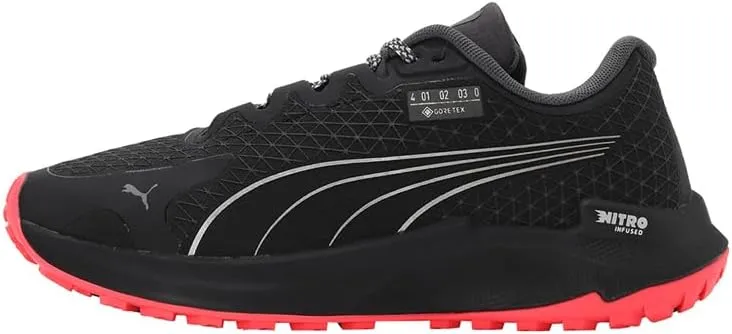 PUMA Fast-Trac Nitro Gore-TEX Womens Trail Running Shoes - Black