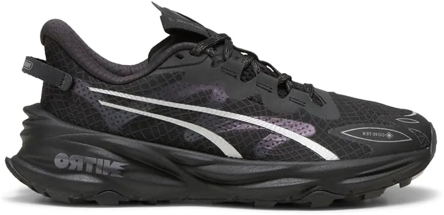 PUMA Womens Fast-Trac Nitro 3 GTX Trail Running Sneakers Shoes - Black - Size 9 M