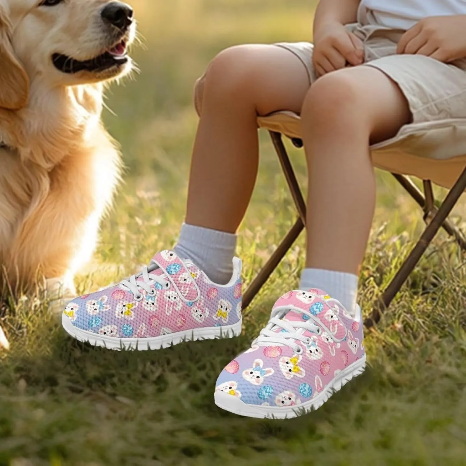 Shoes for Little Girls Road Running Shoes Lightweight Outdoor Walking Shoes Non Slip Tennis Shoes