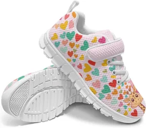 Shoes for Little Girls Road Running Shoes Lightweight Outdoor Walking Shoes Non Slip Tennis Shoes