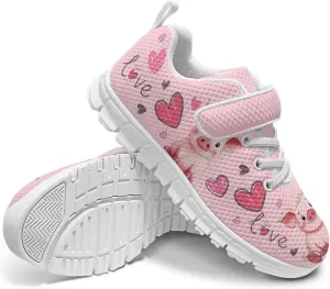 Shoes for Little Girls Road Running Shoes Lightweight Outdoor Walking Shoes Non Slip Tennis Shoes