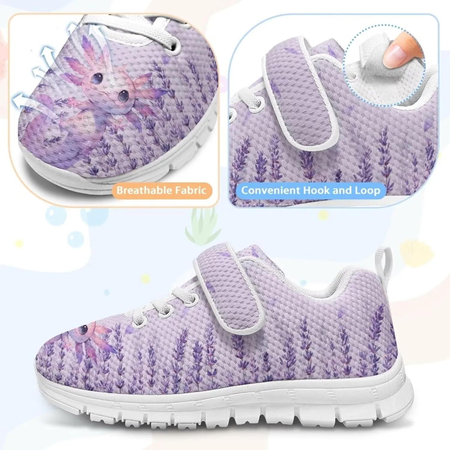 Shoes for Little Girls Road Running Shoes Lightweight Outdoor Walking Shoes Non Slip Tennis Shoes