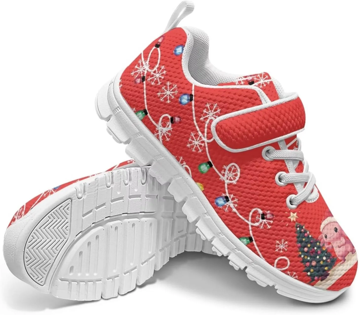 Shoes for Little Girls Road Running Shoes Outdoor Walking Shoes Hook and Loop Fasteners Tennis Shoes