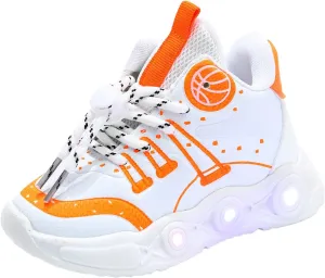 Sneakers for Girls Casual Breathable Lace up Soft Shoes for Girls Walking Fashion Sports Sneakers with Anti-Slip Sole