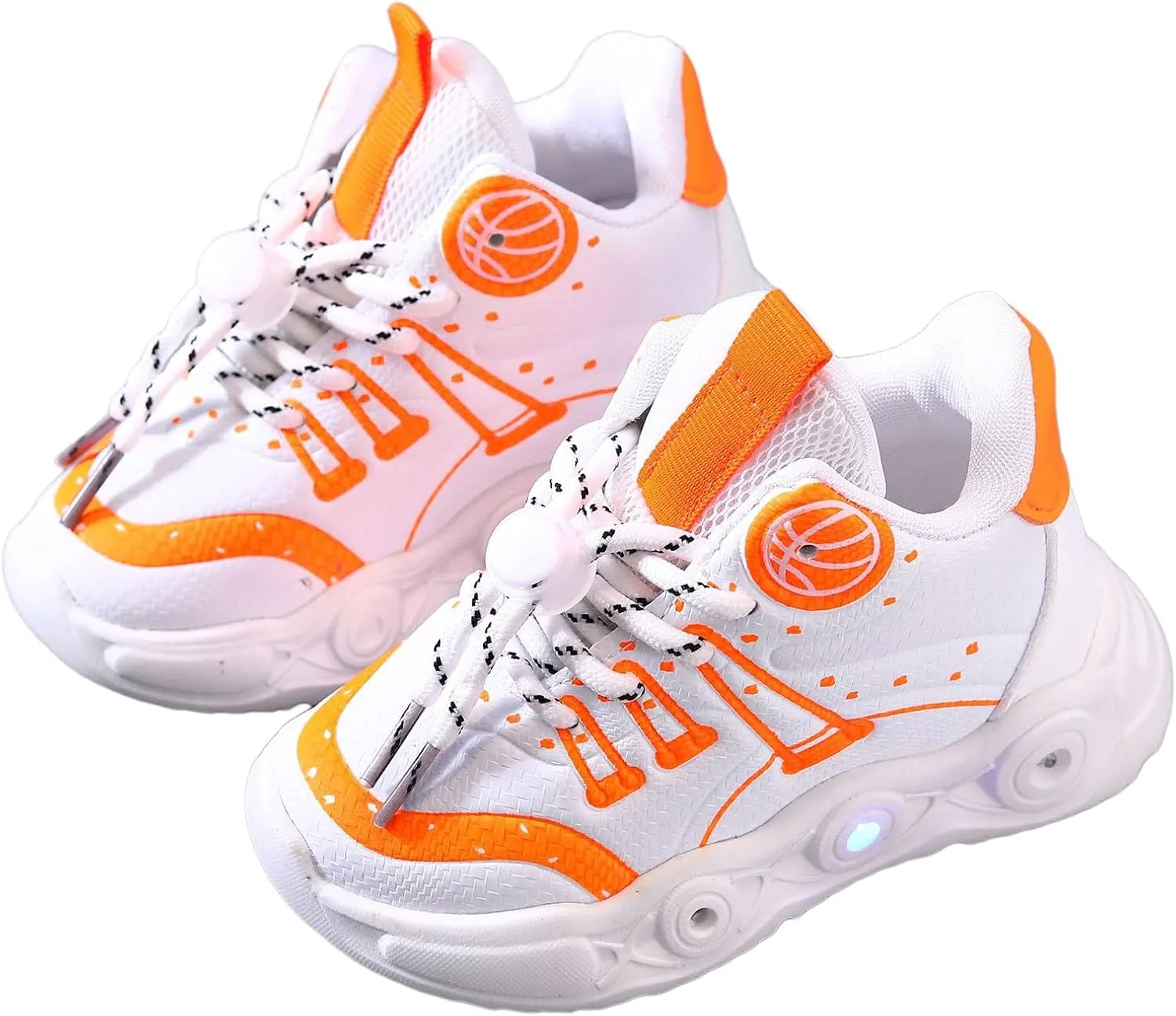 Sneakers for Girls Casual Breathable Lace up Soft Shoes for Girls Walking Fashion Sports Sneakers with Anti-Slip Sole