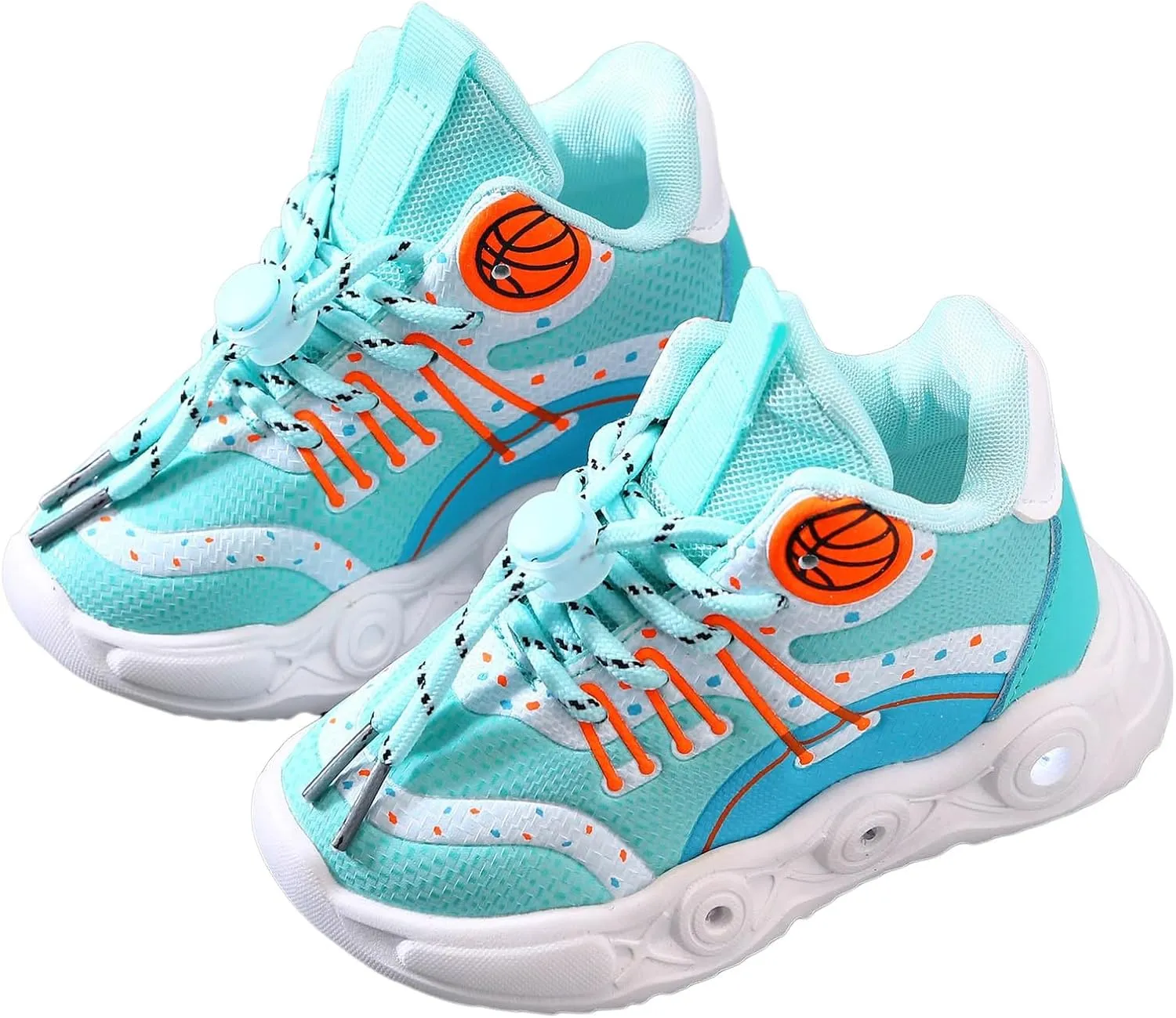 Sneakers for Girls Casual Breathable Lace up Soft Shoes for Girls Walking Fashion Sports Sneakers with Anti-Slip Sole