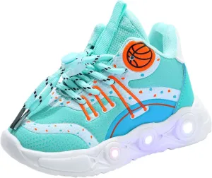 Sneakers for Girls Casual Breathable Lace up Soft Shoes for Girls Walking Fashion Sports Sneakers with Anti-Slip Sole