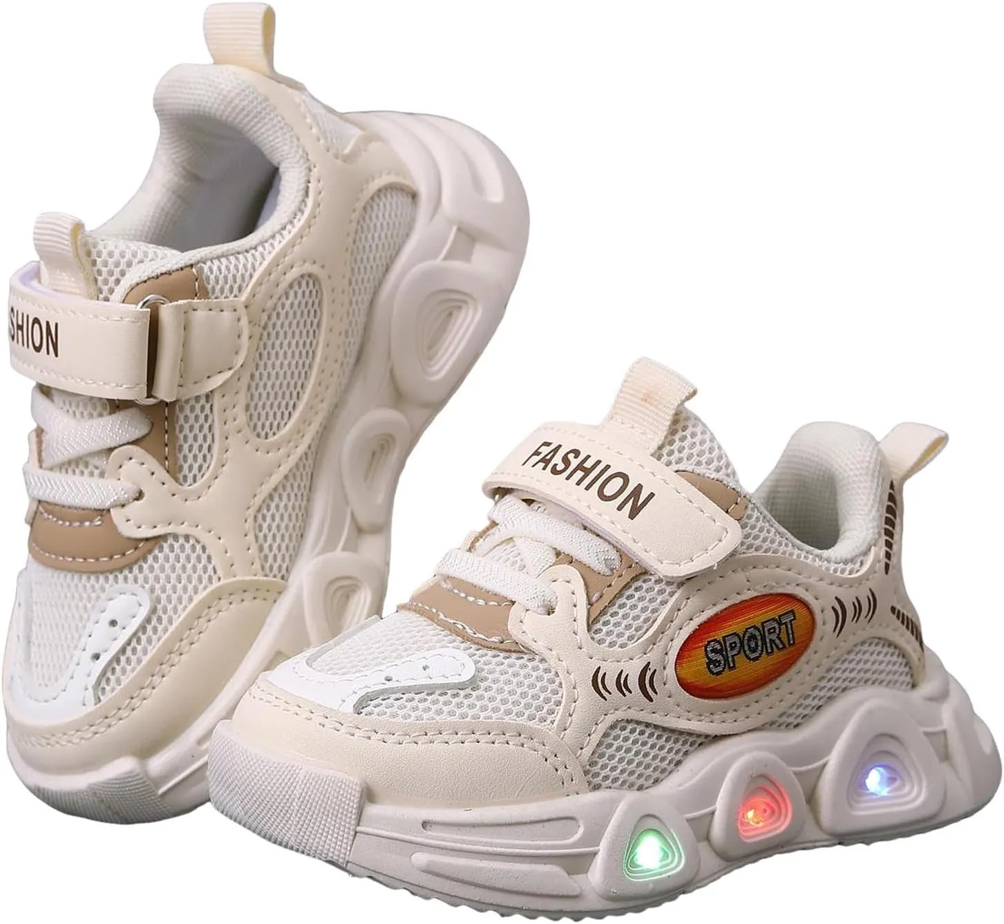 Sneakers for Girls Fashion Light Up Breathable Running Shoes for Kids Walking Non Slip Sports Flashing Casual Shoes