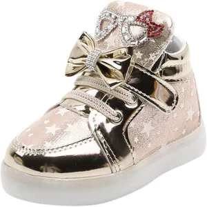 Sneakers for Girls Fashion Light Up Shoes for Girls Flashing Casual Shoes with Anti-Slip Sole Birthday