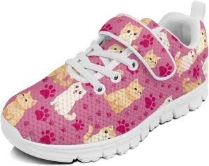 Tennis Shoes for Teen Girls Running Walking Sports Easy to Clean Slip On Breathable