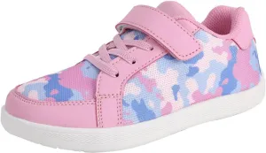 Toddler/Kids Boys&Girls Barefoot Shoes Mesh Wide Toe Box Breathable Comfortable Slip-Resistant Easy On & Off Shoes