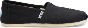 TOMS Women's Black Canvas Classic 001001b07-blk Flat