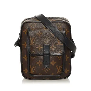 Trendy Inspired Louis Vuitton Christopher Wearable Wallet Monogram Macassar