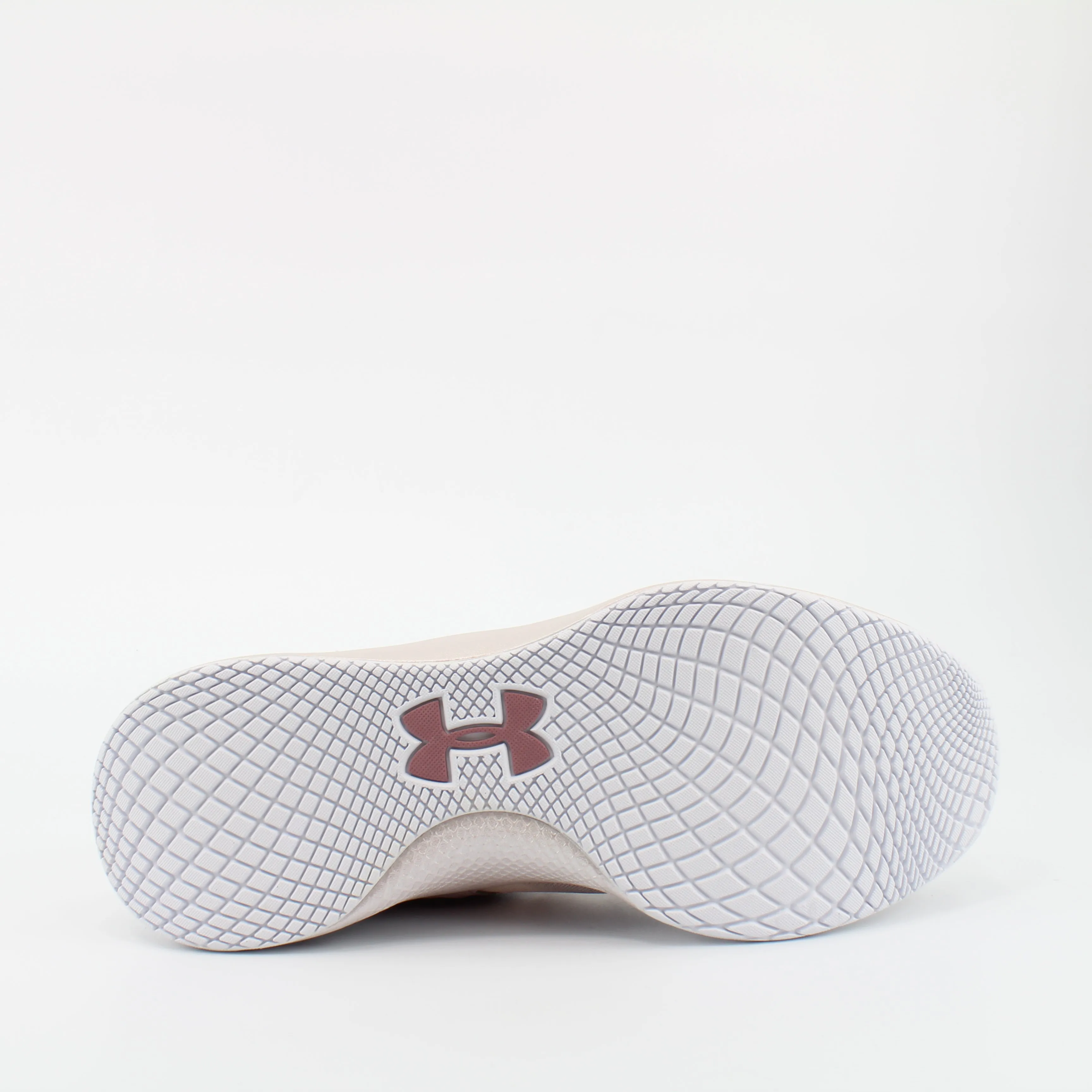 Under Armour Charged Breathe 2 Pink Textile Womens Lace Up Trainers 3022617 604