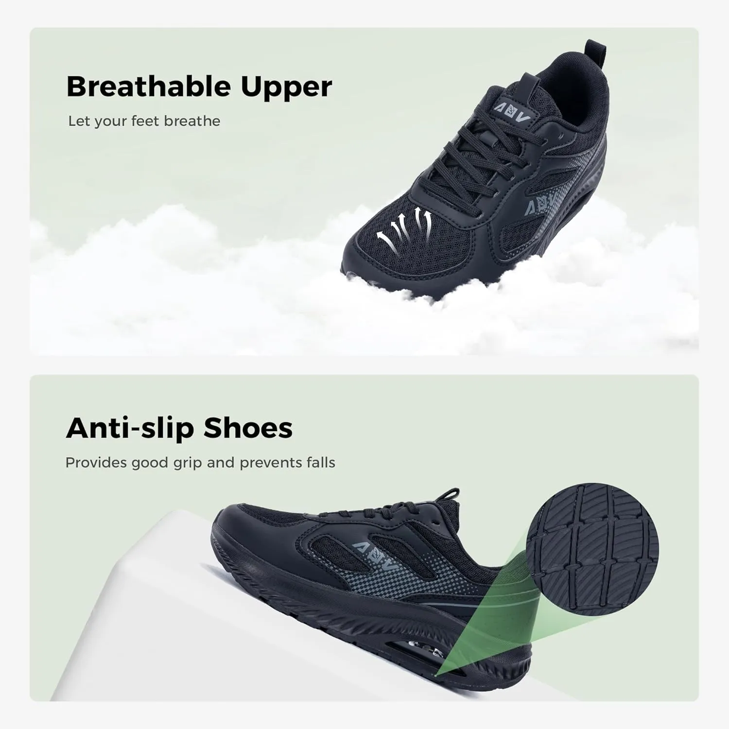Wide Toe Box Shoes Women with Arch Support Orthotic Plantar Fasciitis Walking Shoes Air Tennis Sneakers