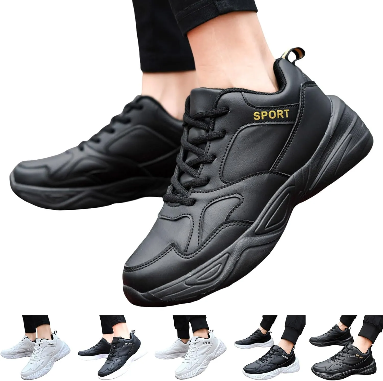 Women Slip On Sneakers Comfortable Walking Shoes Womens Running Comfortable Tennis Non Slip Athletic Workout Sneakers