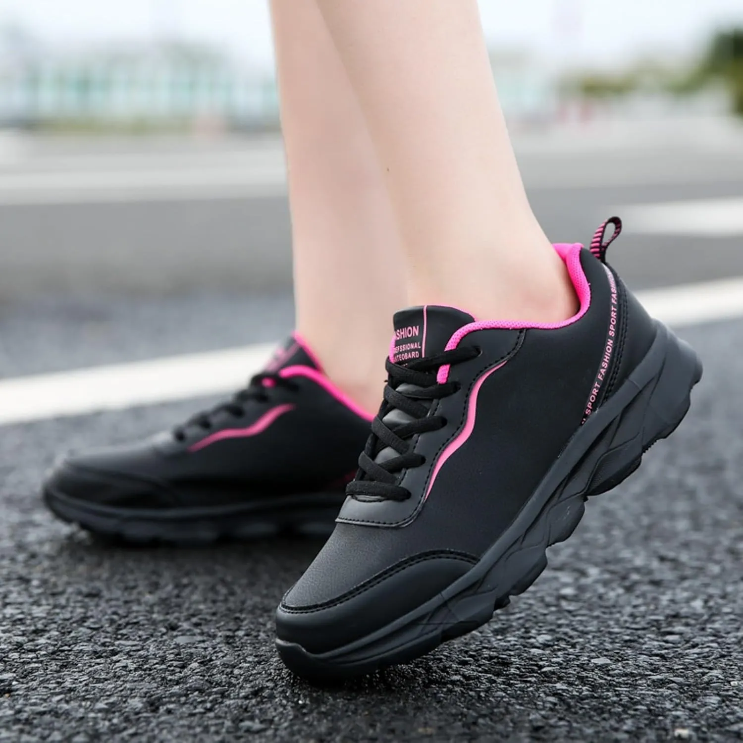 Women Slip On Sneakers Comfortable Walking Shoes Womens Running Comfortable Tennis Non Slip Athletic Workout Sneakers