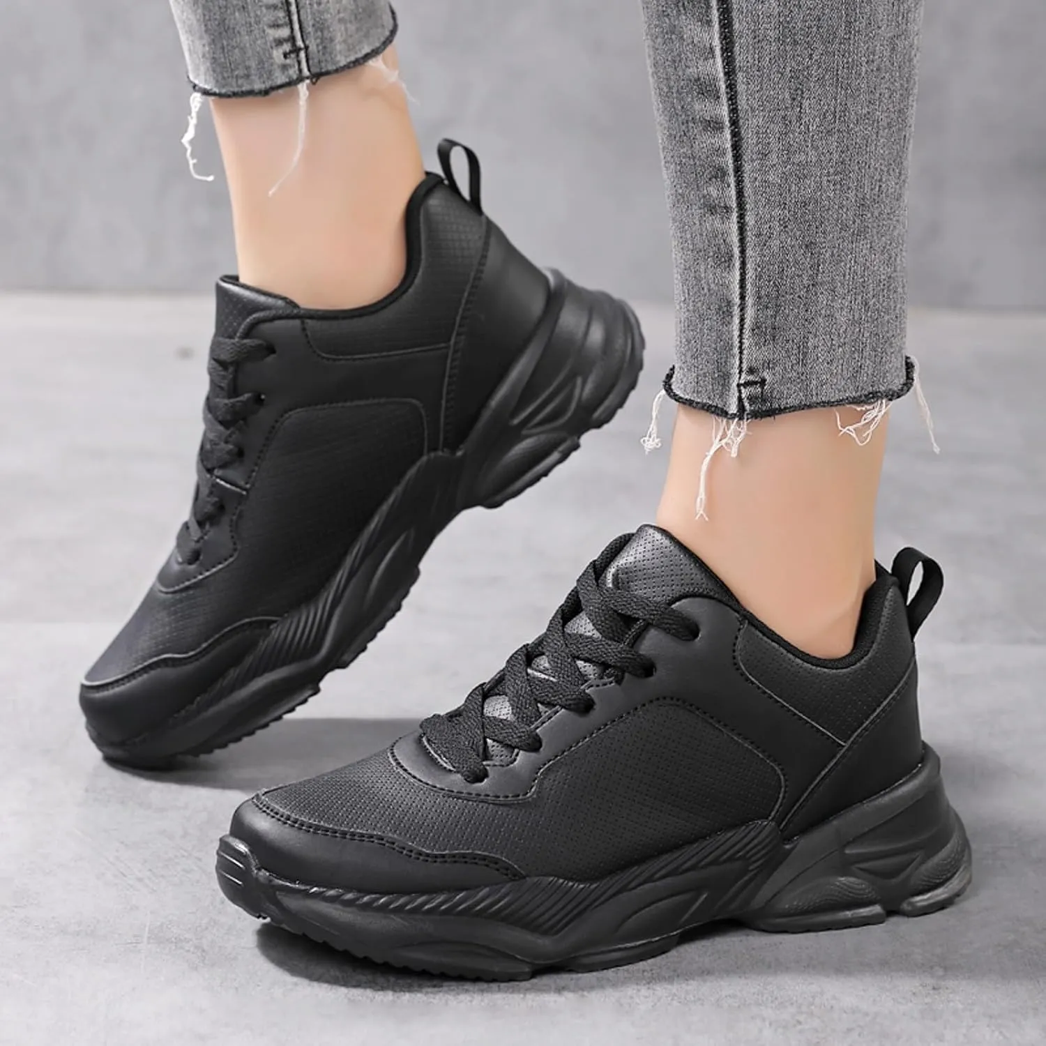 Women Slip On Sneakers Comfortable Walking Shoes Womens Running Comfortable Tennis Non Slip Athletic Workout Sneakers