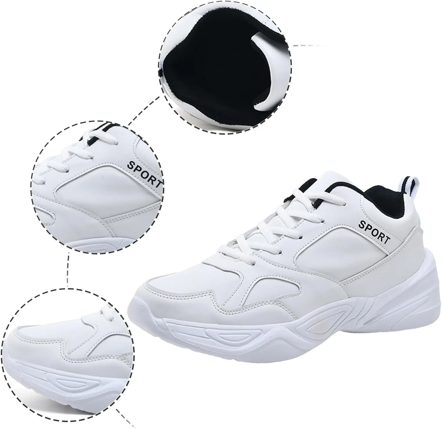 Women Slip On Sneakers Comfortable Walking Shoes Womens Running Comfortable Tennis Non Slip Athletic Workout Sneakers