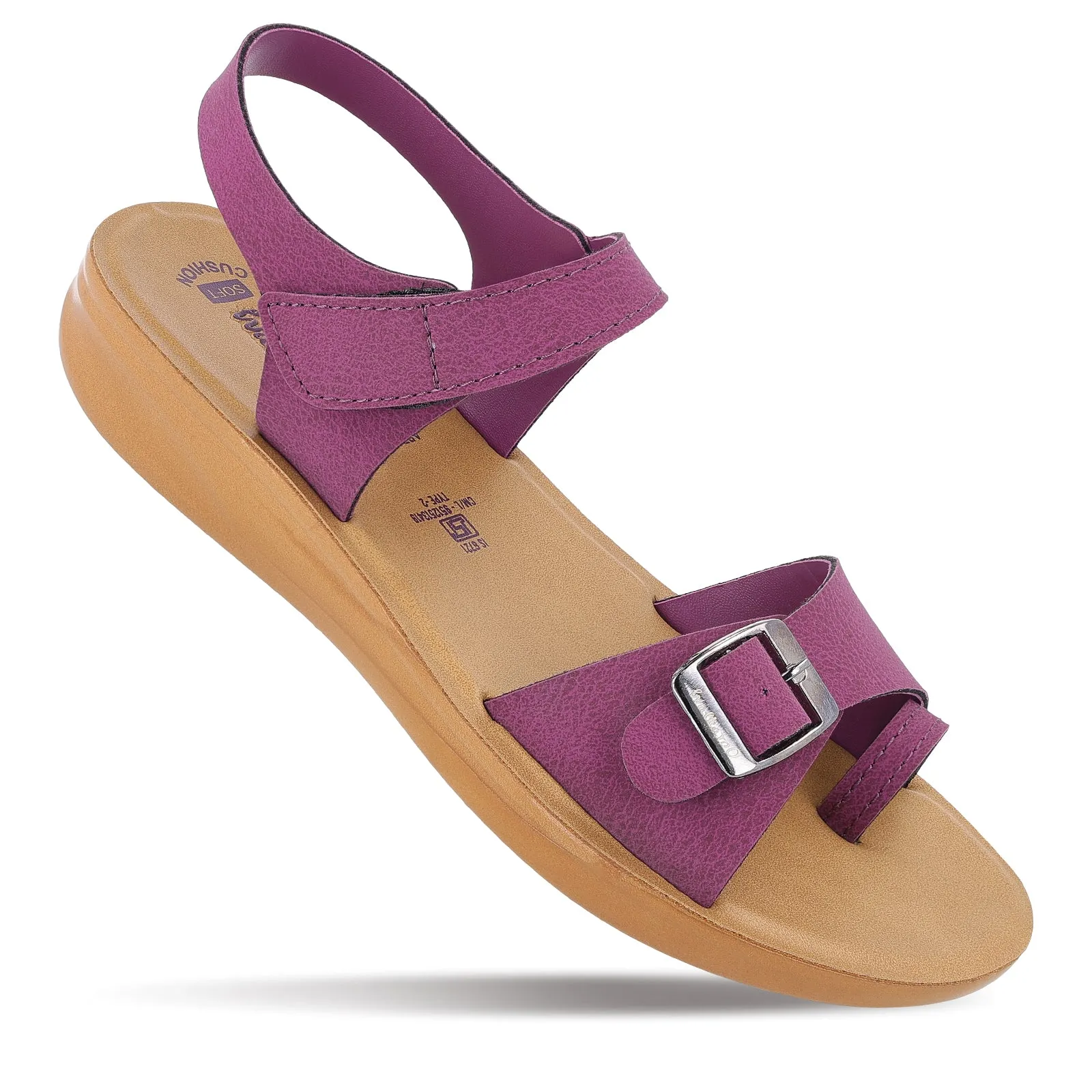 Women's Daily Wear Sandal  - WL7961 Plum